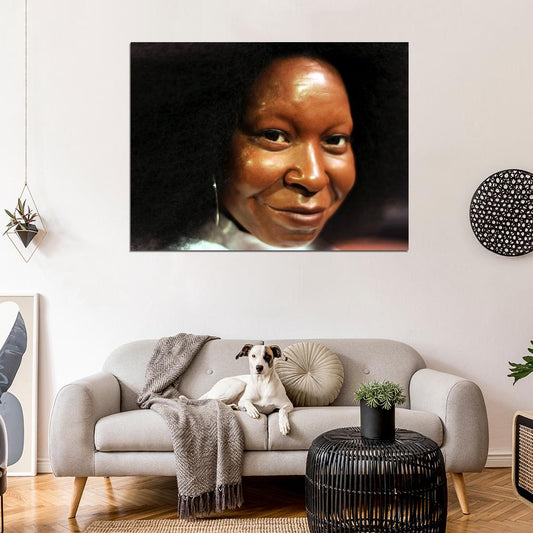 Whoopi Goldberg Actress Portrait Painting Art Wall Art Print Poster