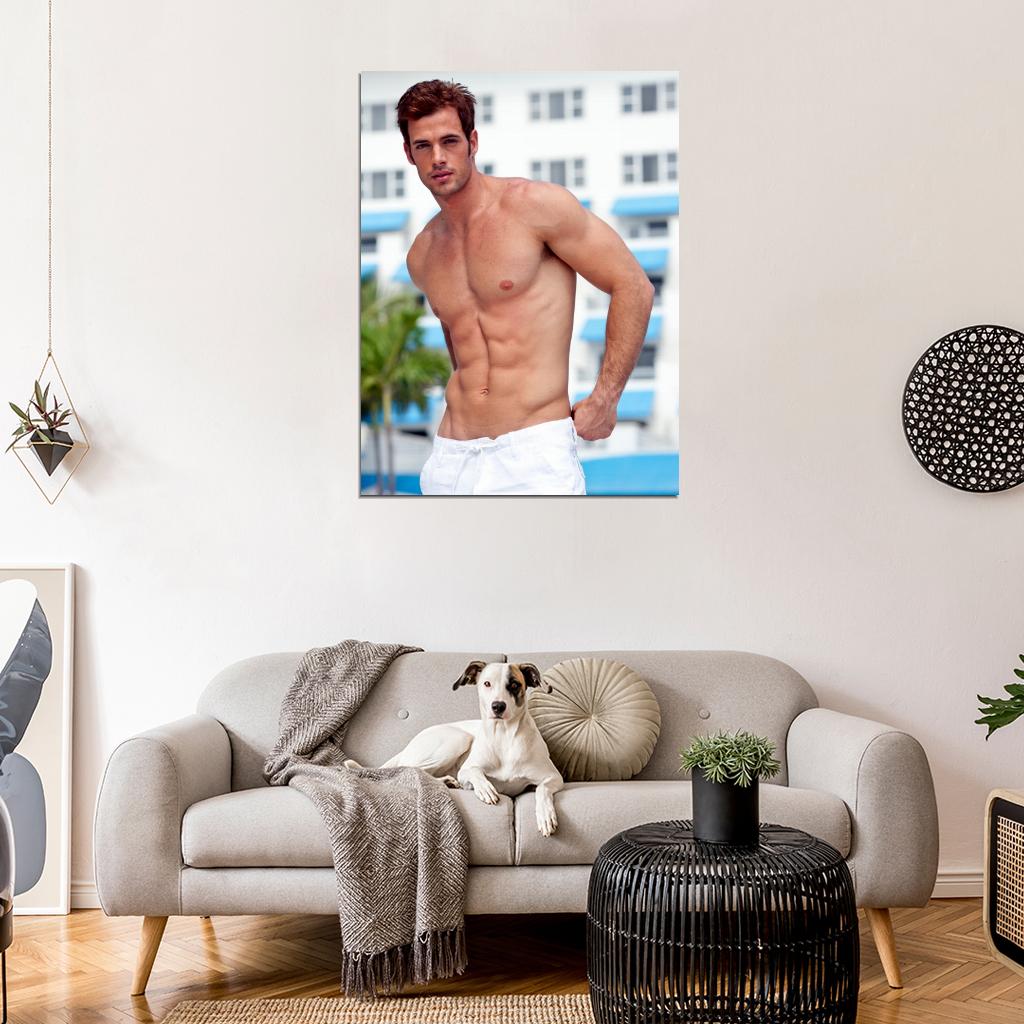 William Levy Hot Actor Shirtless Body Wall Art Print Poster