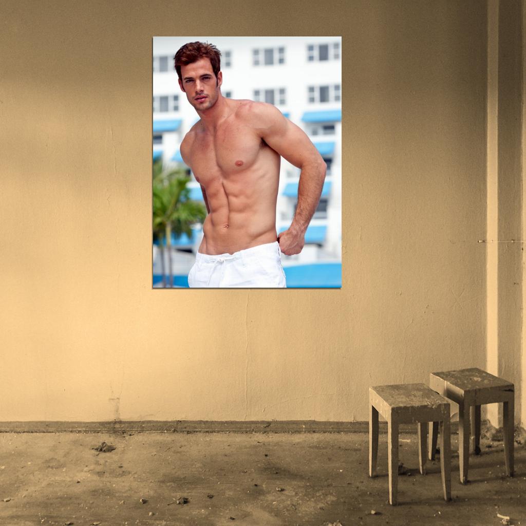 William Levy Hot Actor Shirtless Body Wall Art Print Poster