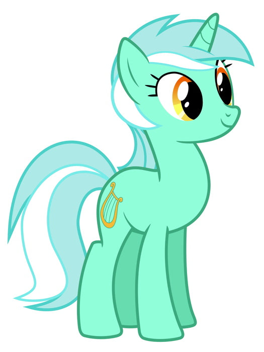 Lyra Heartstrings My Little Pony Friendship is Magic Unicorn Cute Kids Art Wall Art Print Poster