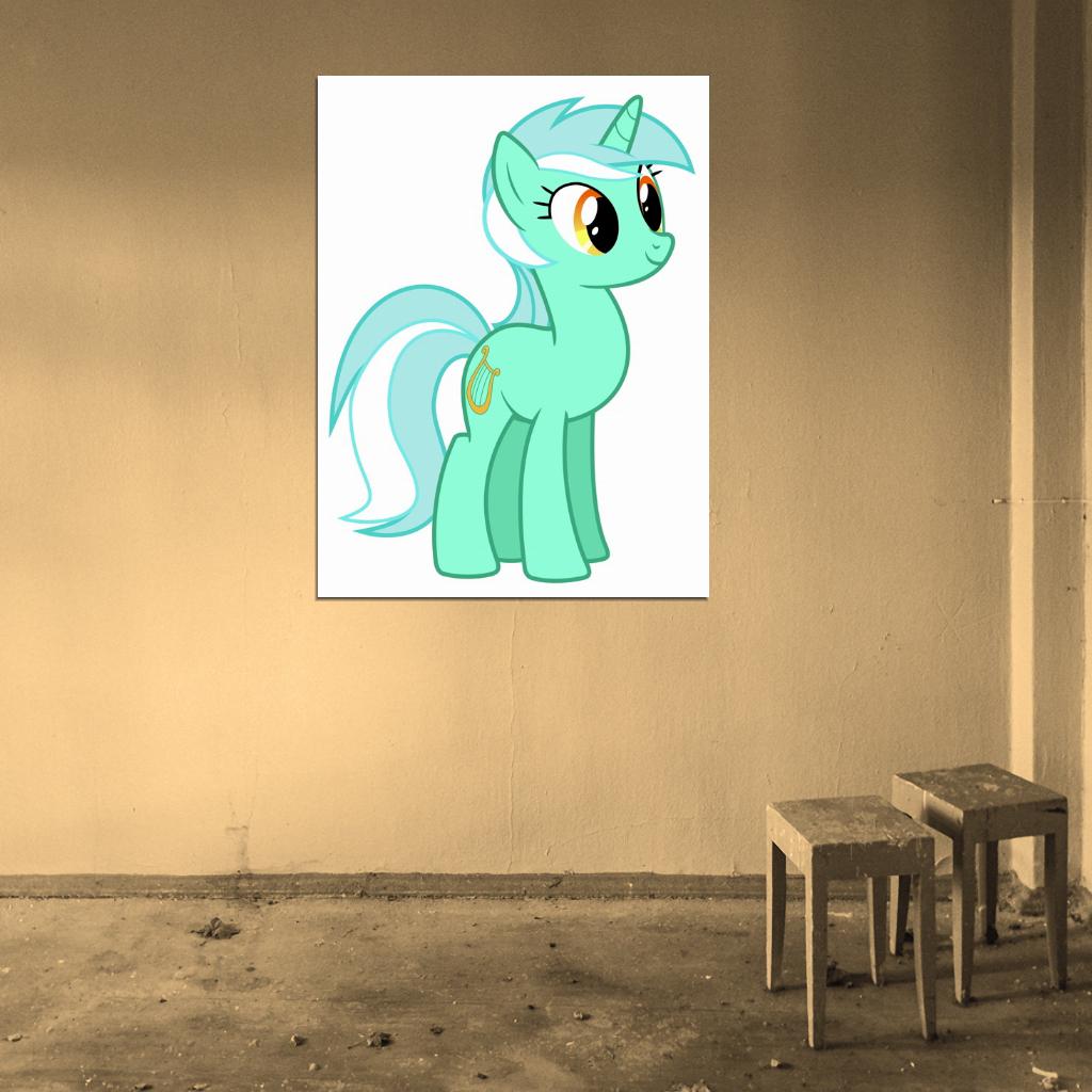 Lyra Heartstrings My Little Pony Friendship is Magic Unicorn Cute Kids Art Wall Art Print Poster