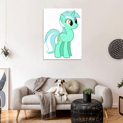 Lyra Heartstrings My Little Pony Friendship is Magic Unicorn Cute Kids Art Wall Art Print Poster