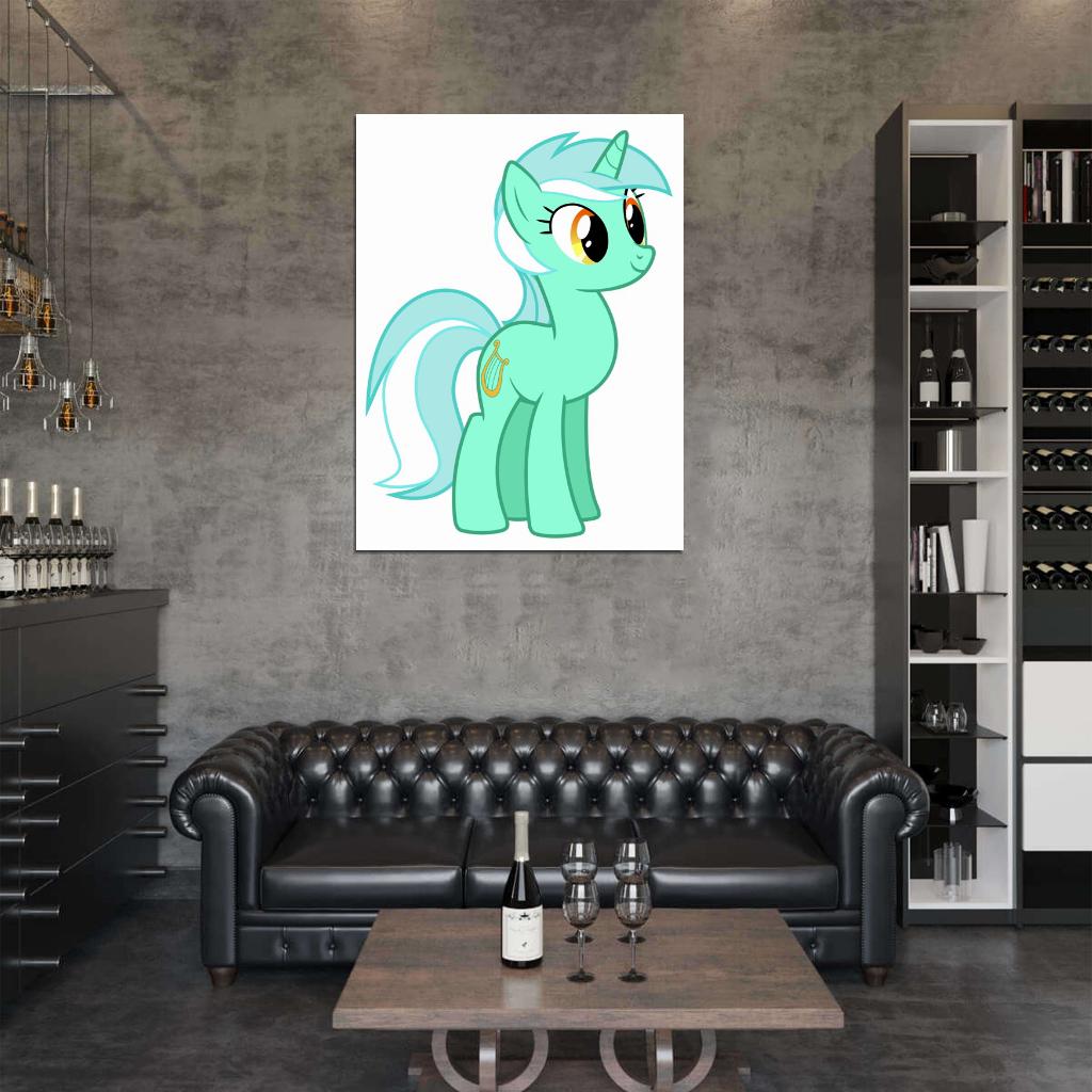 Lyra Heartstrings My Little Pony Friendship is Magic Unicorn Cute Kids Art Wall Art Print Poster