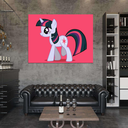 Twilight Sparkle My Little Pony Friendship is Magic Unicorn Cute Kids Art Wall Art Print Poster