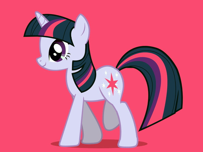 Twilight Sparkle My Little Pony Friendship is Magic Unicorn Cute Kids Art Wall Art Print Poster