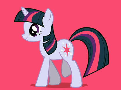 Twilight Sparkle My Little Pony Friendship is Magic Unicorn Cute Kids Art Wall Art Print Poster