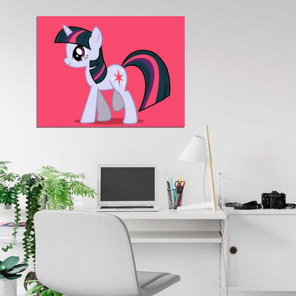 Twilight Sparkle My Little Pony Friendship is Magic Unicorn Cute Kids Art Wall Art Print Poster