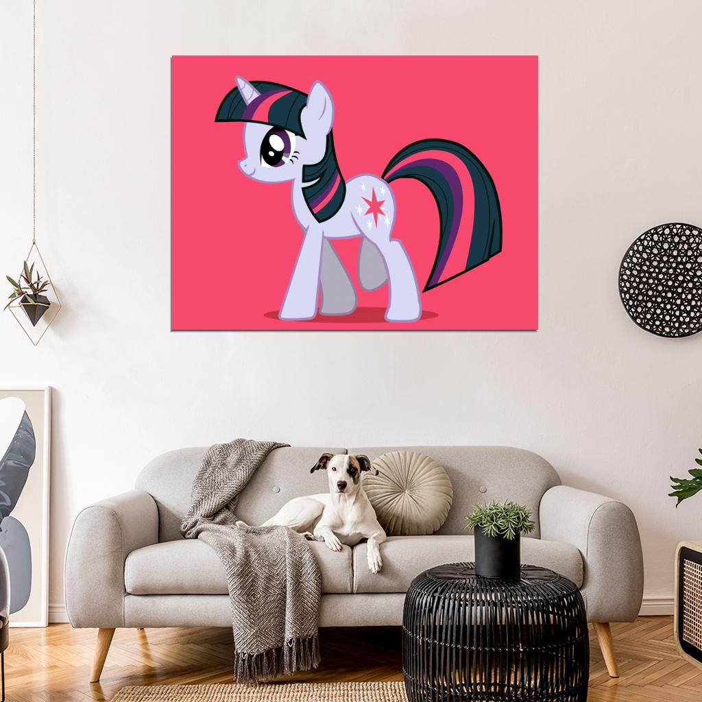 Twilight Sparkle My Little Pony Friendship is Magic Unicorn Cute Kids Art Wall Art Print Poster