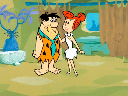 The Flintstones Fred Wilma Cool Cartoon Art Wall Art Print Poster