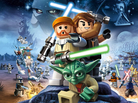 Lego Star Wars Characters Amazing Video Game Art Wall Art Print Poster