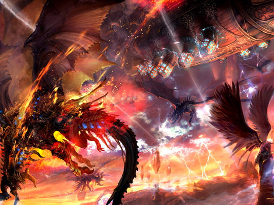 Lineage 2 Amazing Epic Battle LA2 MMO Video Game Art Wall Art Print Poster