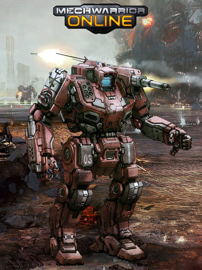 Mechwarrior Online Shadowhawk MWO Battletech Mech Game Art Wall Art Print Poster