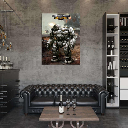 Mechwarrior Online Thunderbolt MWO Battletech Mech Game Art Wall Art Print Poster