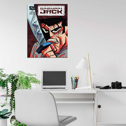 Samurai Jack Awesome Cartoon Art Wall Art Print Poster