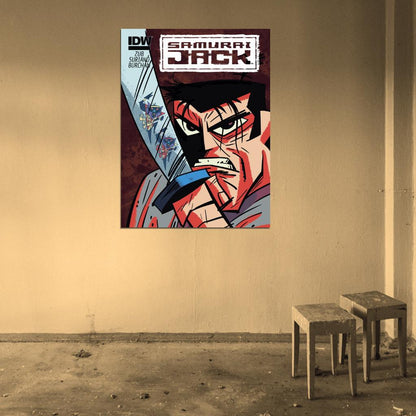 Samurai Jack Awesome Cartoon Art Wall Art Print Poster