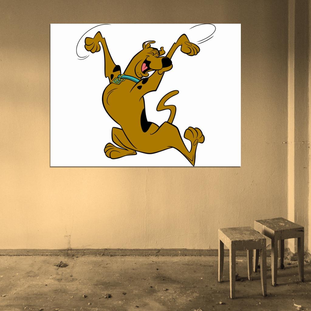 Scooby-Doo Cool Funny Kids Cartoon Art Wall Art Print Poster