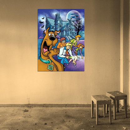 Scooby-Doo Characters Cool Funny Kids Cartoon Art Wall Art Print Poster