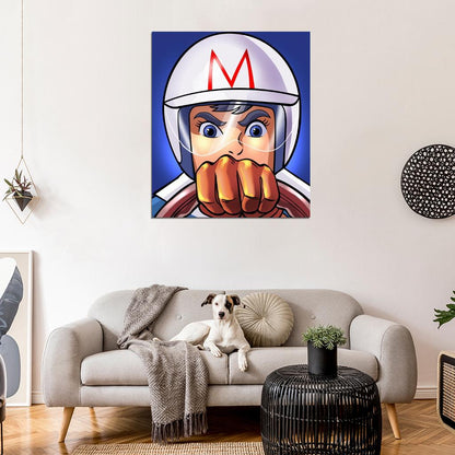 Speed Racer Mach GoGoGo Anime Manga Amazing Cartoon Art Wall Art Print Poster