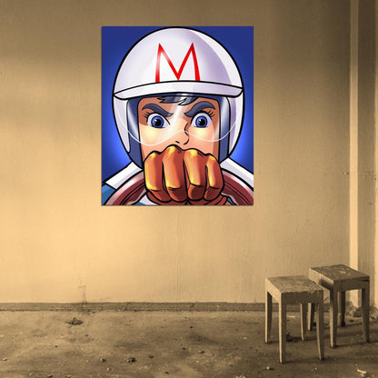 Speed Racer Mach GoGoGo Anime Manga Amazing Cartoon Art Wall Art Print Poster