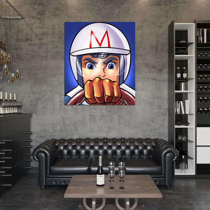Speed Racer Mach GoGoGo Anime Manga Amazing Cartoon Art Wall Art Print Poster