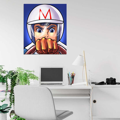 Speed Racer Mach GoGoGo Anime Manga Amazing Cartoon Art Wall Art Print Poster