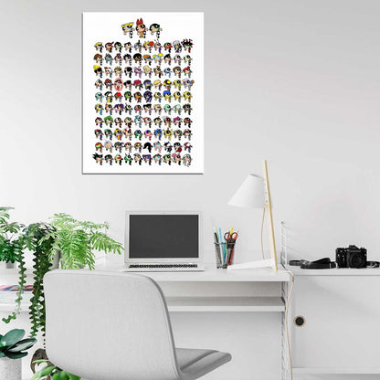 The Powerpuff Girls Cool Characters Kids Cartoon Art Wall Art Print Poster