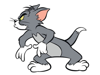 Tom and Jerry Cool Funny Original Cat Cartoon Art Wall Art Print Poster