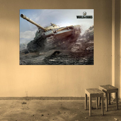 World of Tanks Video Game WoT Awesome Art Wall Art Print Poster