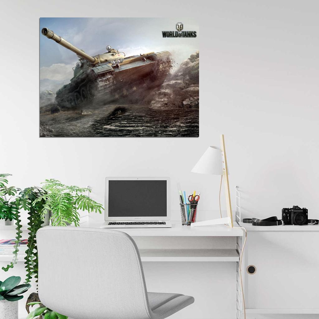 World of Tanks Video Game WoT Awesome Art Wall Art Print Poster