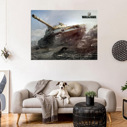 World of Tanks Video Game WoT Awesome Art Wall Art Print Poster