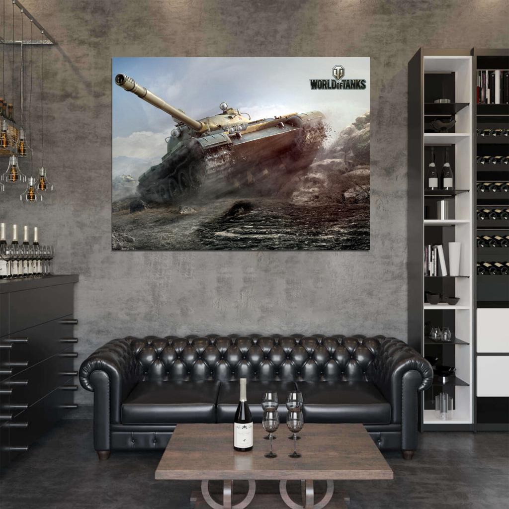 World of Tanks Video Game WoT Awesome Art Wall Art Print Poster
