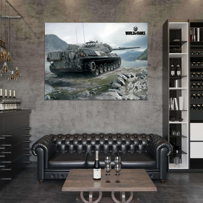 World of Tanks Leopard I German WW2 Video Game WoT Art Wall Art Print Poster