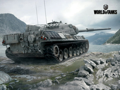 World of Tanks Leopard I German WW2 Video Game WoT Art Wall Art Print Poster