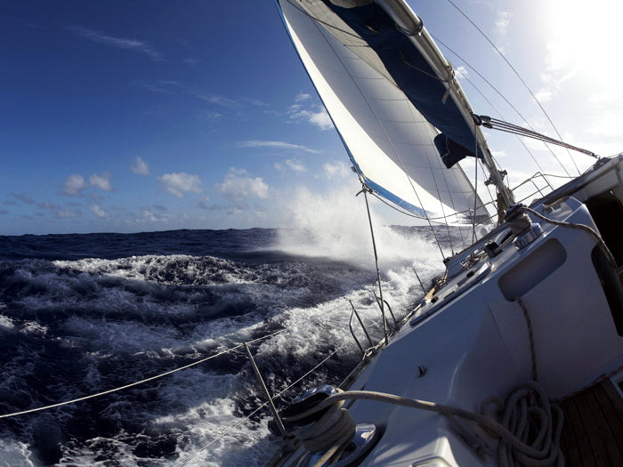 Amazing Sailing Yacht Racing Sport Ocean Sea Boat Ship Wall Art Print Poster