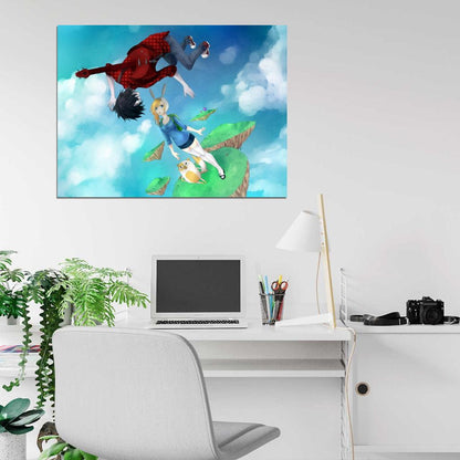 Adventure Time Marshall Lee Fionna Cake Lumpy Space Princess Anime Manga Art Wall Art Print Poster