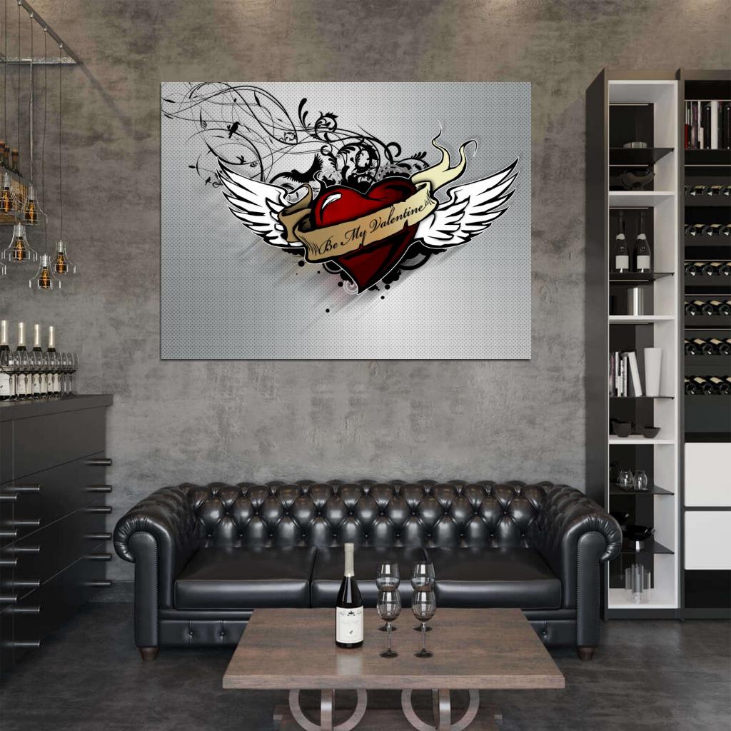 Bullet for My Valentine Logo Rock Band Metalcore Thrash Metal Wall Art Print Poster