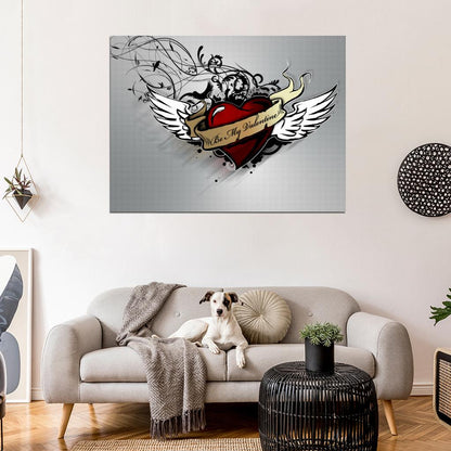 Bullet for My Valentine Logo Rock Band Metalcore Thrash Metal Wall Art Print Poster