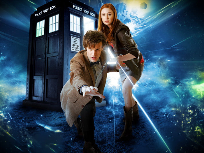 Doctor Who Matt Smith Amy Pond Karen Gillan TV Series Wall Art Print Poster