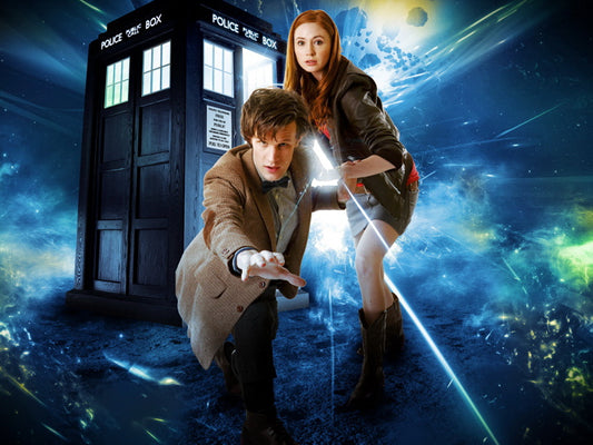 Doctor Who Matt Smith Amy Pond Karen Gillan TV Series Wall Art Print Poster