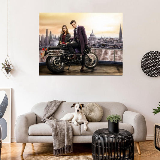 Doctor Who Matt Smith Jenna-Louise Coleman TV Series Wall Art Print Poster