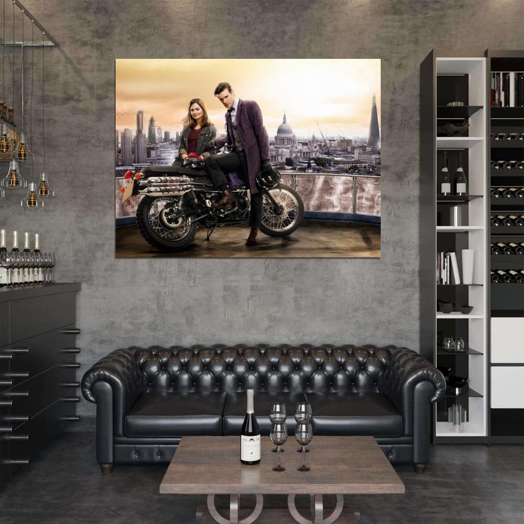 Doctor Who Matt Smith Jenna-Louise Coleman TV Series Wall Art Print Poster