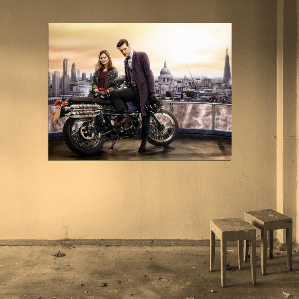 Doctor Who Matt Smith Jenna-Louise Coleman TV Series Wall Art Print Poster