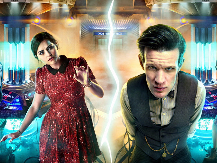 Doctor Who Matt Smith Jenna-Louise Coleman TV Series Wall Art Print Poster
