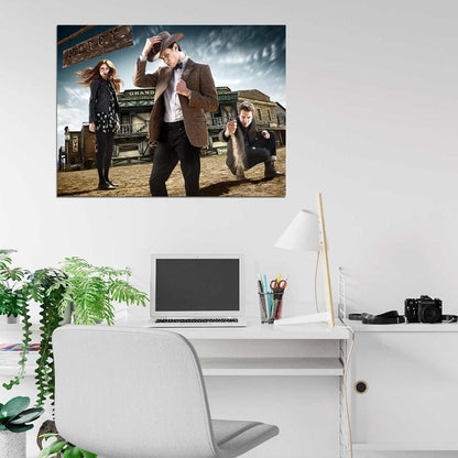 Doctor Who Matt Smith Karen Gillan Amy Pond Arthur Darvill Rory Williams Mercy TV Series Wall Art Print Poster