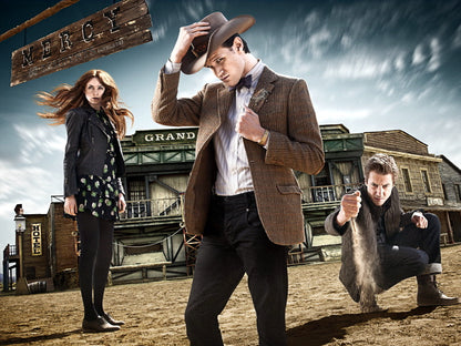 Doctor Who Matt Smith Karen Gillan Amy Pond Arthur Darvill Rory Williams Mercy TV Series Wall Art Print Poster