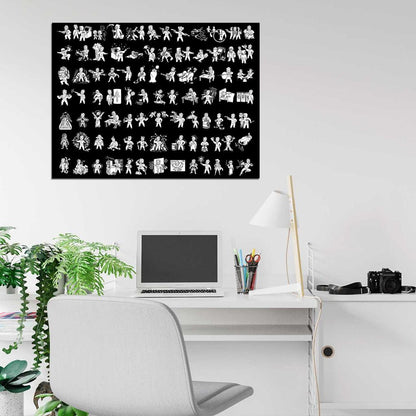 Vault Boy Fallout Cool Video Game Art Wall Art Print Poster