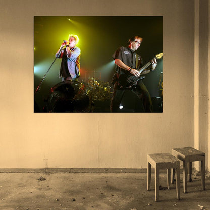 The Offspring Punk Rock Band Dexter Holland Pete Parada Live Concert Wall Art Print Poster