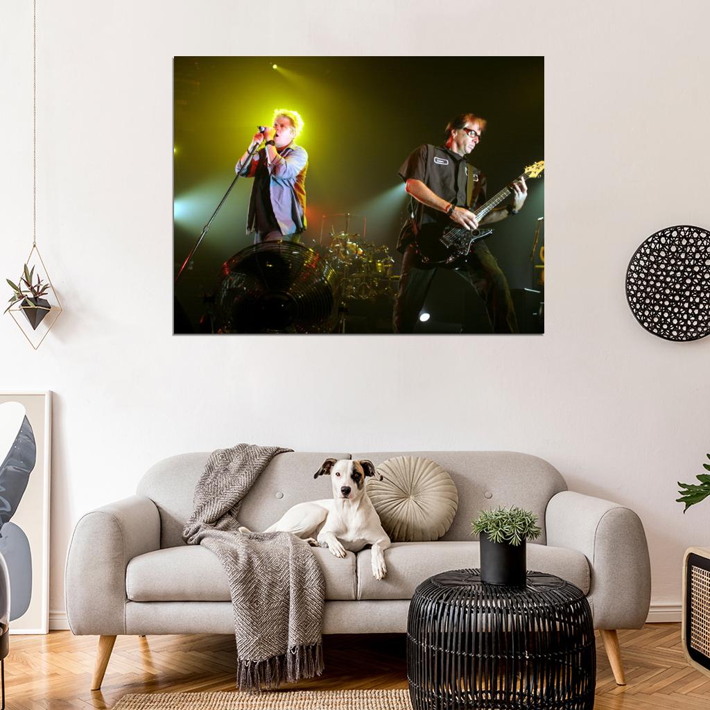 The Offspring Punk Rock Band Dexter Holland Pete Parada Live Concert Wall Art Print Poster