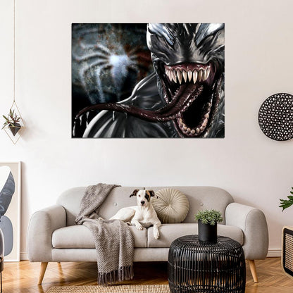Venom Symbiote Eddie Brock Awesome Art Wall Art Print Poster