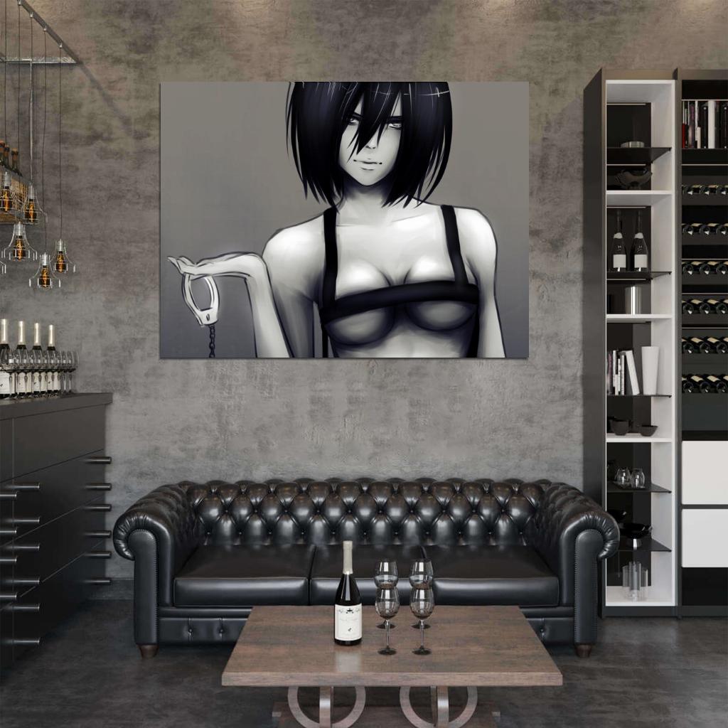 Attack on Titan Shingeki no Kyojin Mikasa Ackerman Hot Sexy Anime Manga Art Wall Art Print Poster